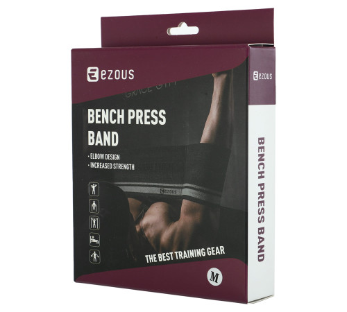 Слінгшот для жиму лежачи SLING SHOT BENCH PRESS BAND 2.0 EZOUS чорний