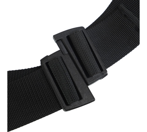 Резинка тканинна для вправ стрічка опору регульована ADJUSTABLE HIP BAND EZOUS EZOUS чорний