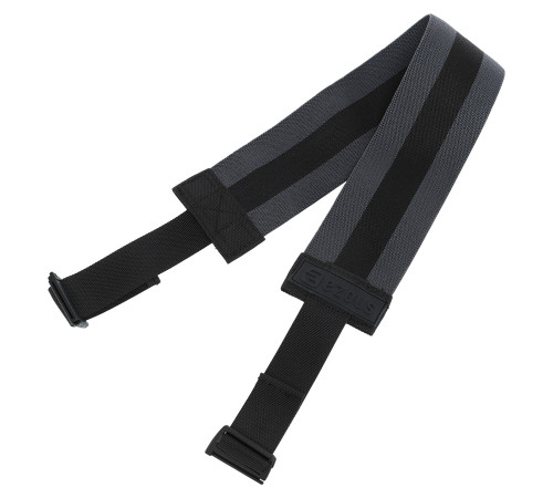 Резинка тканинна для вправ стрічка опору регульована ADJUSTABLE HIP BAND EZOUS EZOUS чорний