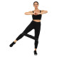 Резинка тканинна для вправ стрічка опору регульована ADJUSTABLE HIP BAND EZOUS EZOUS чорний