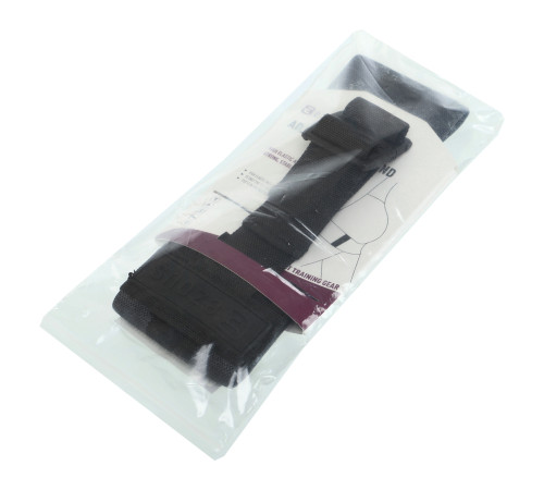 Резинка тканинна для вправ стрічка опору регульована ADJUSTABLE HIP BAND EZOUS EZOUS чорний