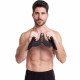 Рукоятка для тяги c узким хватом V-Bar нескользящее покрытие LINUO FITNESS 31см черный