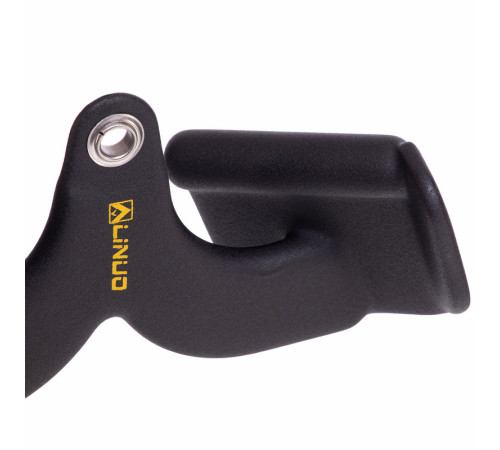 Рукоятка для тяги c узким хватом V-Bar нескользящее покрытие LINUO FITNESS 31см черный