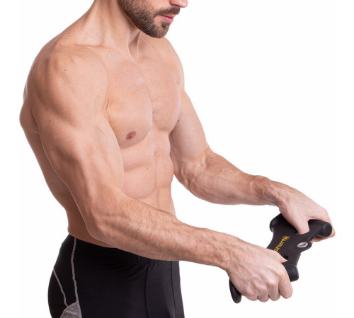 Рукоятка для тяги c узким хватом Triceps Grip нескользящее покрытие LINUO FITNESS черный