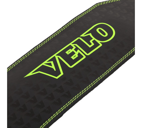 Пояс атлетичний шкіряний VELO спинка-15см розмір-M-XXL чорний-салатовий