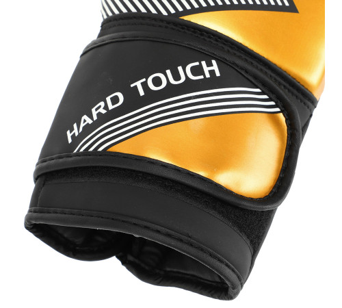 Рукавиці боксерські на липучці PU HARD TOUCH 10-14 унцій кольори в асортименті