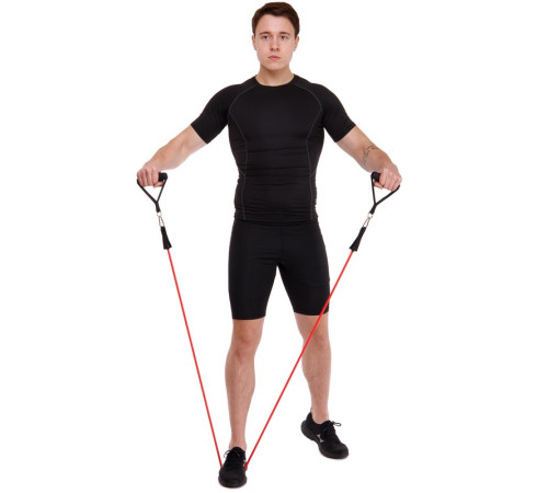 Еспандер Resistance Band багатофункціональний 5 джгутів CIMA у чохлі різнокольоровий