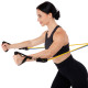 Еспандер Resistance Band багатофункціональний 5 джгутів CIMA у чохлі різнокольоровий