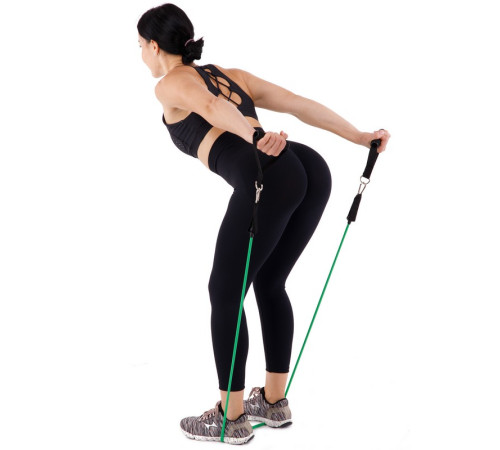 Еспандер Resistance Band багатофункціональний 5 джгутів CIMA у чохлі різнокольоровий