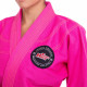 Кімоно для бразильського джиу-джитсу BJJ жіноча рожева куртка штани та пояс HARD TOUCH 130-160см рожевий