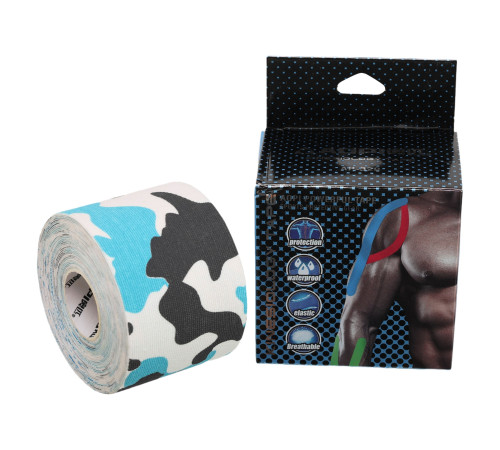 Кінезіо тейп для обличчя та тіла Kinesio tape AOPI розмір 5смх5м кольори в асортименті