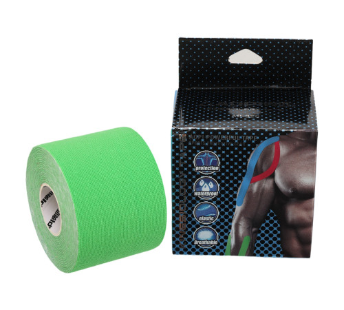 Кінезіо тейп для обличчя та тіла Kinesio tape AOPI розмір 5смх5м кольори в асортименті