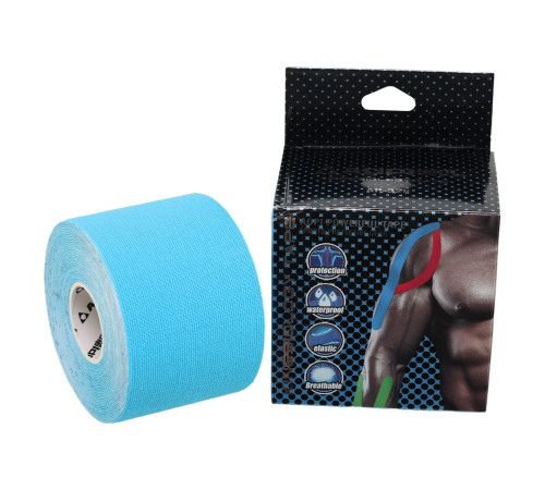 Кінезіо тейп для обличчя та тіла Kinesio tape AOPI розмір 5смх5м кольори в асортименті