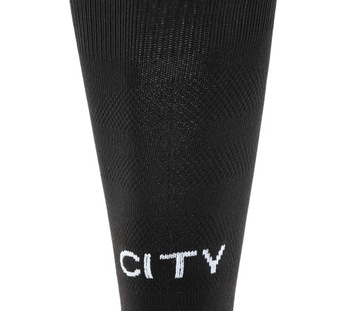 Гетри дитячі із символікою футбольного клубу SPOINT MANCHESTER CITY AWAY 2026 розмір 32-39 чорний