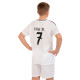 Форма футбольная детская с символикой футбольного клуба REAL MADRID VINI JR 7 домашняя 2025 SP-Sport 20-30 белый
