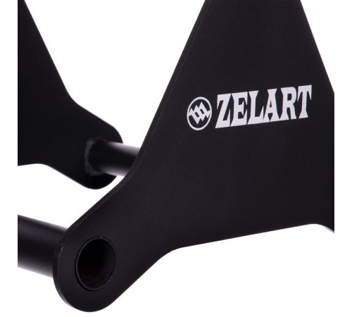 Брусья мобильные паралетсы упоры для отжиманий Zelart PUSH-UP BAR 2шт 37х33х33см черный