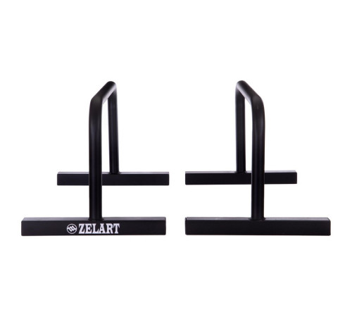 Бруси мобільні паралети упори для віджимань Zelart PUSH-UP BAR 2шт 60х35х32см чорний