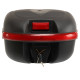 Кофр центральний задній для мотоцикла пластиковий Top Case JUHAO 1шт 39x36x28см чорний-червоний