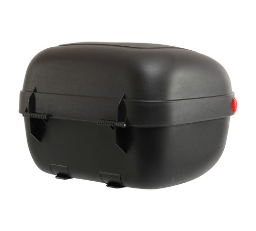Кофр центральний задній для мотоцикла пластиковий Top Case JUHAO 1шт 39x36x28см чорний-червоний