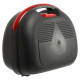 Кофр центральний задній для мотоцикла пластиковий Top Case JUHAO 1шт 39x36x28см чорний-червоний
