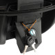 Кофр центральний задній для мотоцикла пластиковий Top Case JUHAO 1шт 39x36x28см чорний-червоний