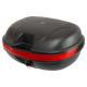 Кофр центральний задній для мотоцикла пластиковий Top Case JUHAO 1шт 43x39x28см чорний-червоний