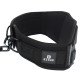 Пояс атлетичний для обтяження текстильний з ланцюгом та карабіном EZOUS DIP BELT ARMOR спинка-17см чорний