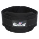 Пояс атлетичний для обтяження текстильний з ланцюгом та карабіном EZOUS DIP BELT SOFT STRAP спинка-16см чорний
