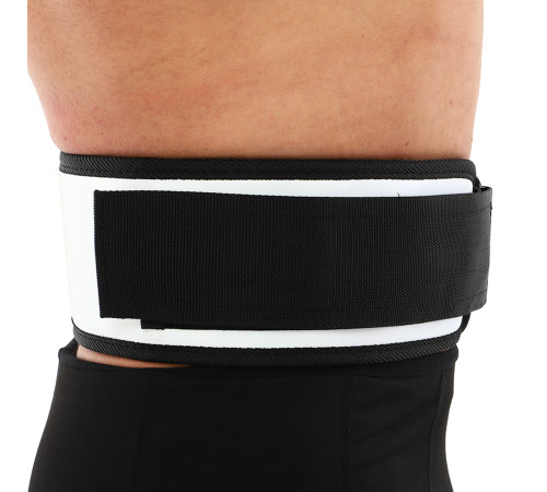 Пояс атлетичний текстильний EZOUS LEATHER SPROT BELT спинка-14см розмір S-L чорний
