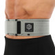 Пояс атлетичний посилений регульований QUICK LOCKING WEIGHTLITING BELT EZOUS спинка-10см розмір S-L сірий