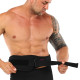 Пояс атлетичний текстильний EZOUS WEIGHT LIFTING BELT спинка-12см розмір S-L чорний