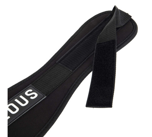 Пояс атлетичний текстильний EZOUS LIFTING BELT спинка-15см розмір S-L чорний