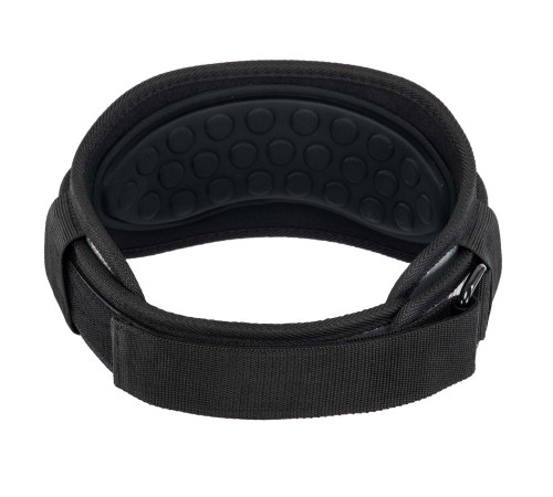 Пояс атлетичний текстильний EZOUS CARBON FIBER BELT WITH WAIST PAD спинка-16см розмір S-L чорний