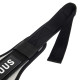 Пояс атлетичний текстильний EZOUS CARBON FIBER BELT WITH WAIST PAD спинка-16см розмір S-L чорний