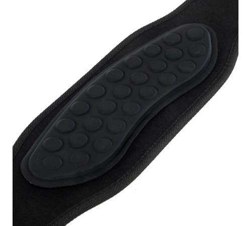 Пояс атлетичний текстильний EZOUS CARBON FIBER BELT WITH WAIST PAD спинка-16см розмір S-L чорний
