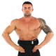 Пояс атлетичний текстильний EZOUS CARBON FIBER BELT WITH WAIST PAD спинка-16см розмір S-L чорний