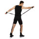 Тренировочная система для скоростных и силовых тренировок EZOUS BOXING RESISTANCE BANDS черный