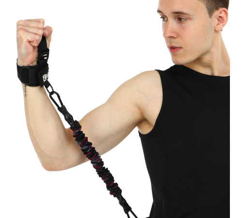 Тренировочная система для скоростных и силовых тренировок EZOUS BOXING RESISTANCE BANDS черный