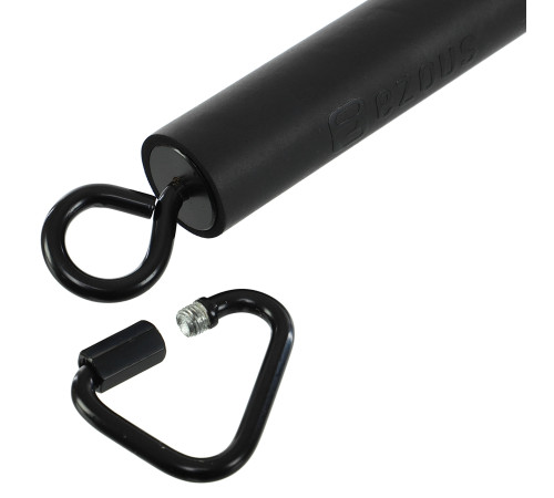 Палиця-тренажер PORTABLE RESISTANCE WEIGHT BAND BAR EZOUS чорний-фіолетовий