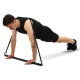 Палиця-тренажер PORTABLE RESISTANCE WEIGHT BAND BAR EZOUS чорний-фіолетовий