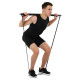 Палиця-тренажер PORTABLE RESISTANCE WEIGHT BAND BAR EZOUS чорний-фіолетовий