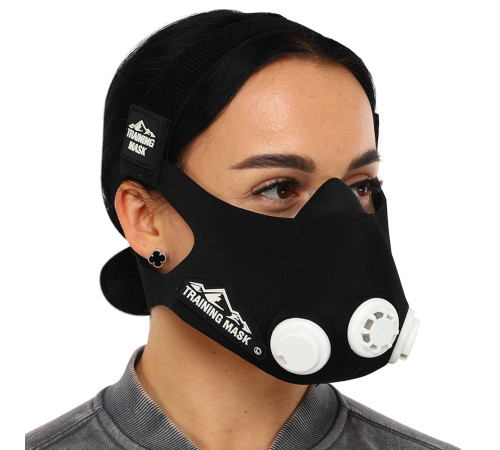 Маска тренувальна дихальна для кросфіту Training Mask SP-Sport чорний