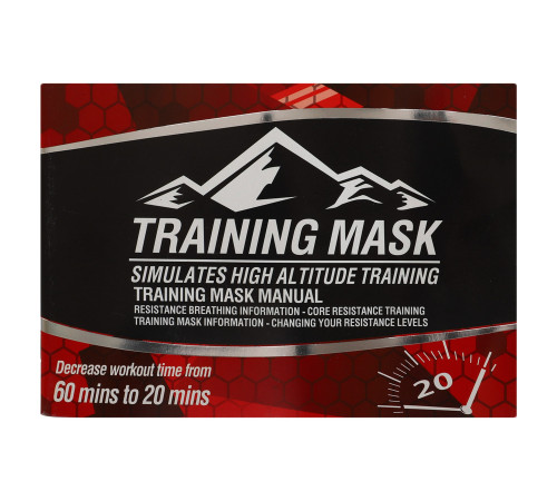 Маска тренувальна дихальна для кросфіту Training Mask SP-Sport чорний