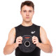 Млинці диски гумові з потрійним хватом та металевою втулкою LIFE FITNESS 51мм 2,5кг чорний