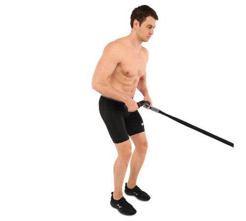 Рукоятка для тяги c узким хватом Triceps Grip нескользящее покрытие SP-Sport черный