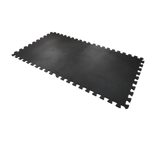Модульне спортивне покриття для підлоги мат-пазл SP-Sport 1шт 100x100x1,5см чорний