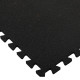 Модульне спортивне покриття для підлоги мат-пазл SP-Sport 1шт 100x100x1,5см чорний-білий