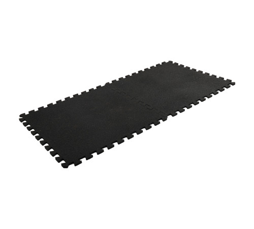 Модульне спортивне покриття для підлоги мат-пазл SP-Sport 1шт 100x100x1,5см чорний-білий