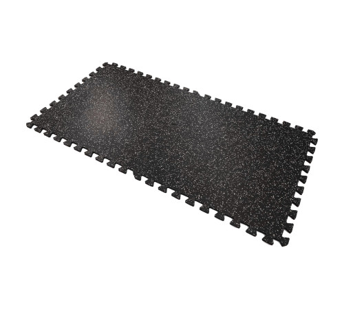 Модульне спортивне покриття для підлоги мат-пазл SP-Sport 1шт 100x100x1,5см чорний-білий