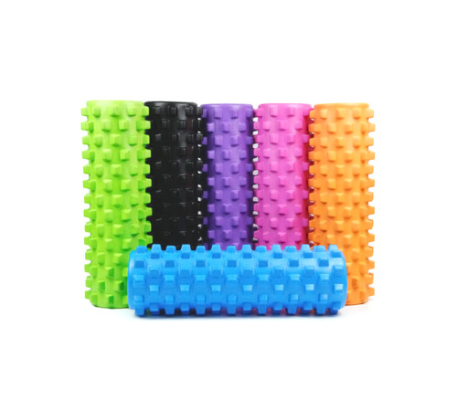 Ролер масажний циліндр (ролик мфр) 45см Grid Bubble Roller SP-Sport кольори в асортименті